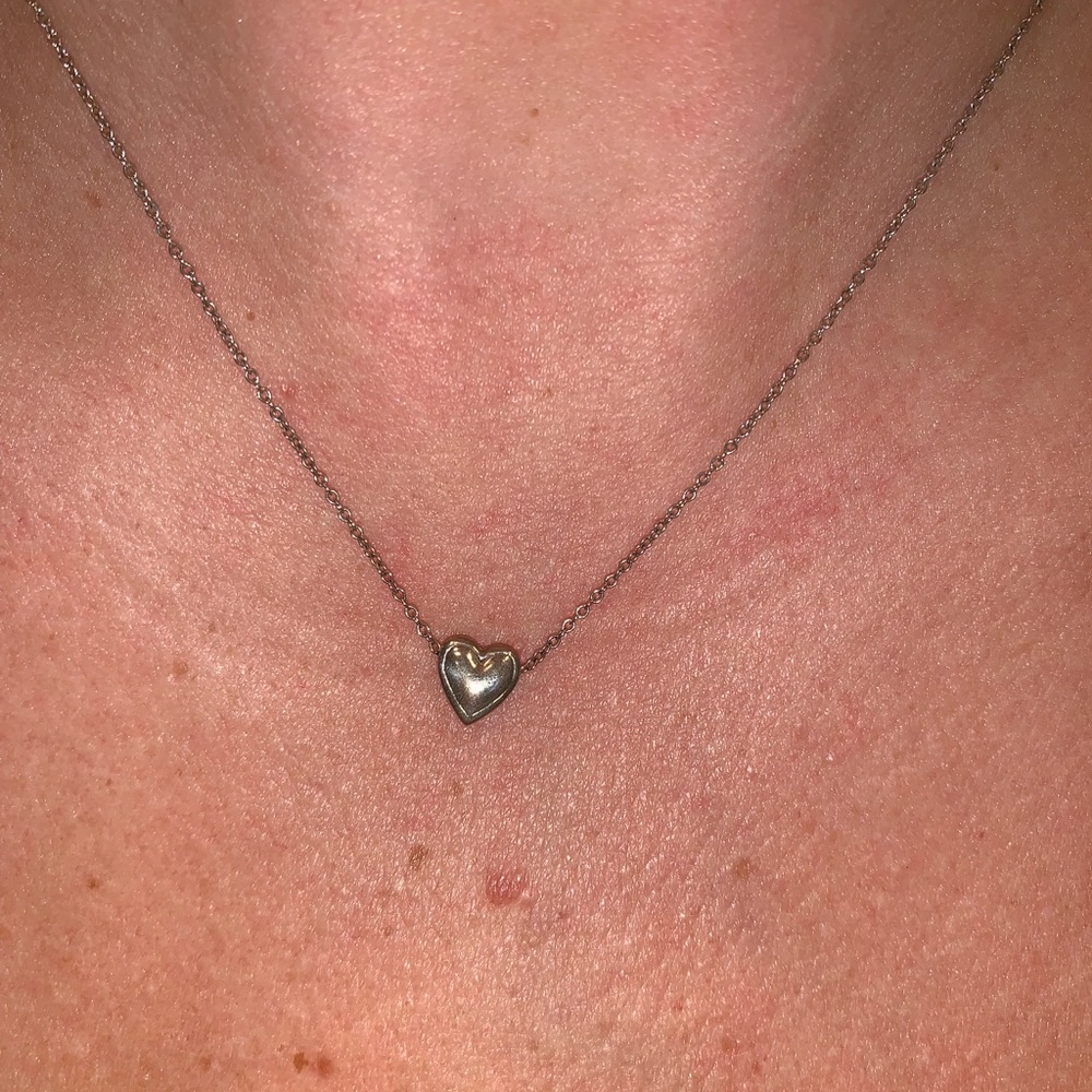 Kay Jewelers Sterling Silver heart necklace
